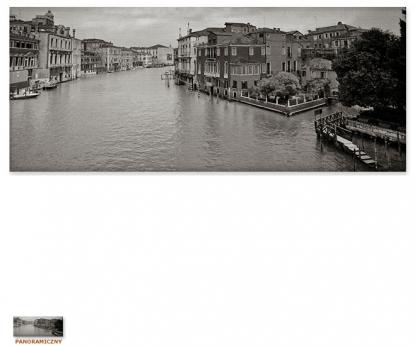 Kamienice nad Canale Grande w Wenecji [Obrazy / Wenecja w panoramach / Seria]