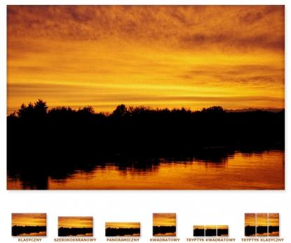 Pomarańczowy zachód słońca [Obrazy / Niebo, Zachody Słońca]